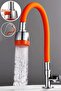 Energy Saving Silicone Faucet Head with Movable Head Kobar Double Function Orange