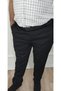 Men's Large Size Classic Relaxed Cut Fabric Trousers - 3