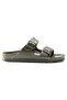 Arizona Eva Khaki Green Double Buckle Unisex Slippers1019094 V1 - 4