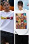 Oversize Dragon Ball Z Characters Back Printed T-shirt, Unisex Anime Printed T-shirt