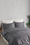 Griseo Cotton Satin Ribbed Double Duvet Cover Set 200*220