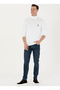 U.S. Polo Assn. Turtleneck Slim Fit White Men's Sweater Ybs-Sk23 - 4