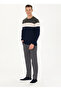 U.S. Polo Assn. Crew Neck Regular Fit Navy Blue Men's Sweater Woner - 4