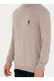 U.S. Polo Assn. Turtleneck Slim Fit Mink Melange Men's Sweater Forbes-Sk23 - 6