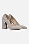 Avıor Women's Mink Genuine Leather Heeled Shoes - 4