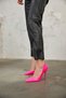 153 Neon Pink 10 cm Women's Stiletto, Platform Heels - 2