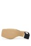 Women's Genuine Leather Gold Heeled Slippers - 4