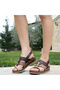 Orthopedic Leather Women's Sandals 11339 - 2