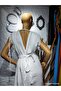 Muslin Cotton Shoulder Drawstring, Belted Vyaka Back Low-cut Midi Dress - 6