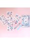 My Melody Melody Sanrio Kawaii Label Sticker Waterproof 4 Sheets and Gel Ballpoint Pen Set Gift