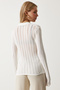 Women's Bone Polo Collar Summer Curved Knit Cardigan YY00214 - 6