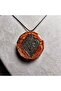 Brown Star Stone - Heart Figure Orgonite Necklace (Handmade Design Products) - 5