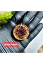 Brown Star Stone - Heart Figure Orgonite Necklace (Handmade Design Products) - 7