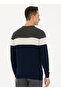 U.S. Polo Assn. Crew Neck Regular Fit Navy Blue Men's Sweater Woner - 5