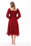 Eyelet Chiffon Dress - 2