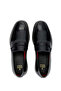Men's Genuine Leather Black Opening Moccasin Shoes - 5