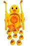 2 Person Magnetic Bath Toy - Duck Catch, 2 Fishing Rods - 2