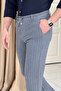 Slim Fit Seersucker Striped Jogger Trousers - 5