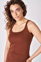 Women's 100% Cotton Wide Strap T-shirt - 3