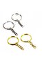 50Pcs Small Silver Keychain Chain