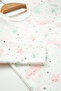 Girl's Moon-Star Printed Long Sleeve 100% Cotton Pajama Set 1-4 Years - 3