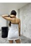Women's Strapless Ribbed Crop Bustier - 3