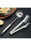 Set of 2 Stainless Steel Pasta Spoon/Fork and Tongs - 3