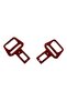 Belt Fastening Clip with Soda Opener 2 Pieces Red - 2