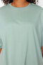 Mint 100% Cotton More Sustainable Oversize Knitted T-shirt TBBSS24BF00050 - 5