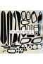 Citroen C-elysee Dashboard, Console, Trim, and Insole Cover Set, Piano Black, Special Design.