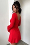 Spanish Sleeve Stretchy Viscose Dress - 2