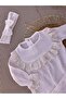 newborn baby girl lace set - 2