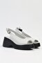 ® |   Pc-7199- 3968 Light Grey-Women's Heeled Shoes - 2