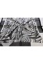 Striped pattern Bamboo Kash Scarf Grey - 2