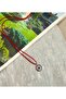 Red Cord Necklace with Zircon Embellished Evil Eye Bead