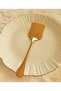 Gold Practical 21 Cm Stainless Steel Luxury Serving Salad Spoon Spatula| Steel Food Serving Spoon