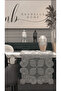 American Service Runner Kitchen Set Flower Table Presentation Set Dowel - 4
