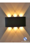 10W Outdoor Modern Sconce Haiti 3200K Daylight Light Color Ct-8011 Black