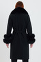 Cuffed Fur Coat - Collar and Sleeve (Removable Furs) M1 - 8
