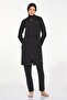 Women's Plus Size Full Hijab Black C3T8N5O4 - 4