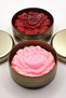2-Piece Holiday and Travel Soap Set (Strawberry, Mora Mora Scented) - Glycerin Soap in a Decorative Gold Box
