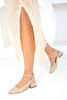 Beige Women's Classic Heeled Shoes 19107 - 4