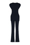 Lacivert Pamuklu İnce Bluz Pantalon Triko Alt-Üst Takım TWOSS24AU00115 - 8