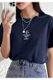Navy Blue the Power Wide-Fit T-Shirt - 2