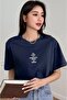 Navy Blue the Power Wide-Fit T-Shirt - 3