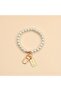 White Pearl Beaded Gold Clasp Keychain or Earphone Ornament Importer Guaranteed Not Specified Be - 2