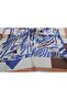 Striped Pattern Bamboo Kash Scarf Blue - 2