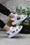 Gena White Comfortable Flexible Original Product Women's Sandals - 5