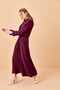 Plum Skirt and Jacket Set - 2