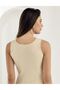 Skin 100% cotton Ribbed Thick Suspender Singlet new